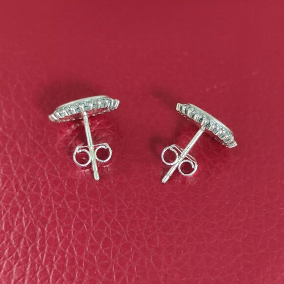 Kermit the Frog Stud Earring Round Earring S925 Sterling Silver - Picture 6 of 8